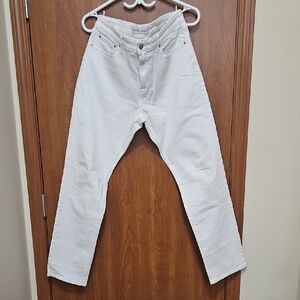 Calvin Klein Jeans Men's Straight White Denim